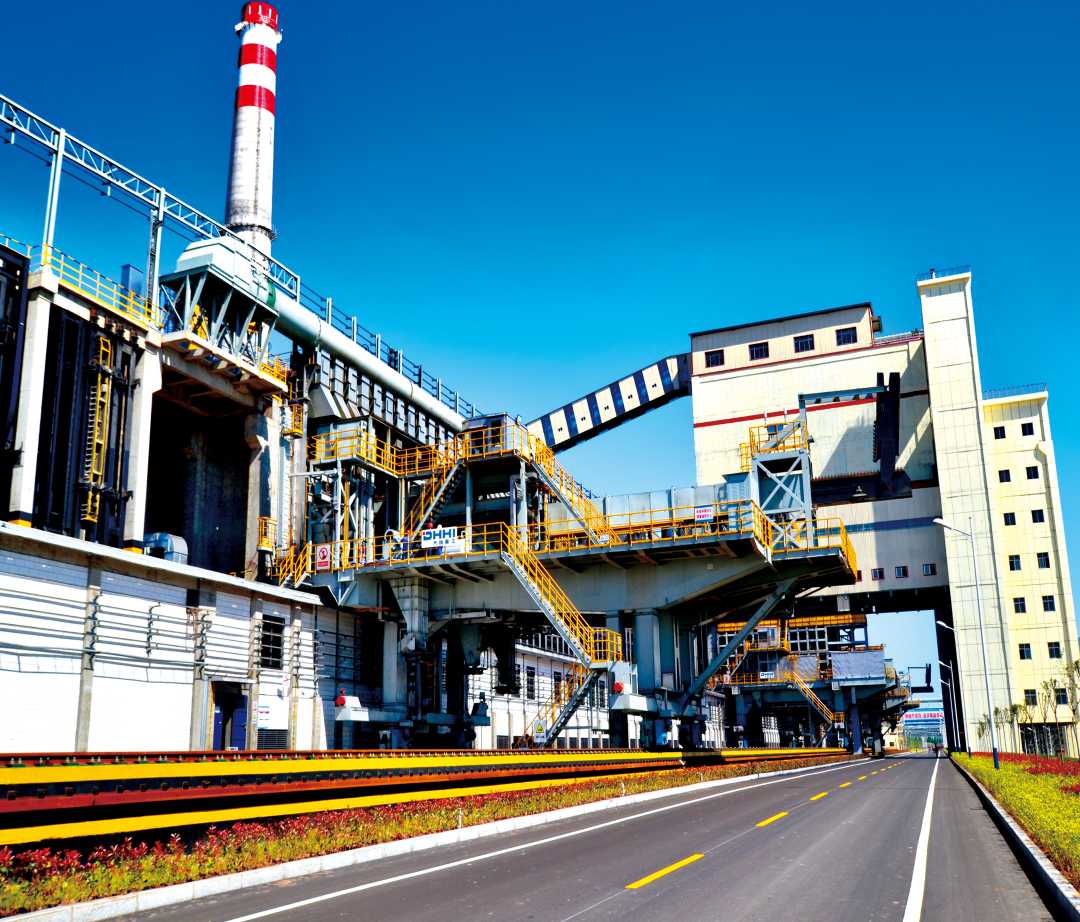 ↑河南省安陽市利源集團工業園區一角。崔現芳攝（中經視覺）